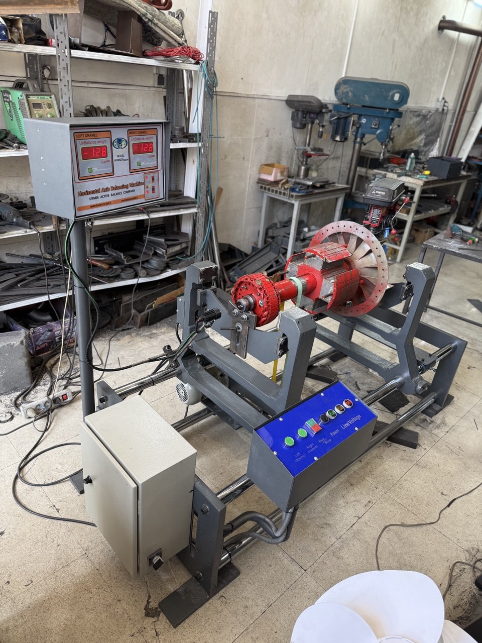 دستگاه بالانس انواع روتور تا وزن ۱۲۰ کیلوگرم